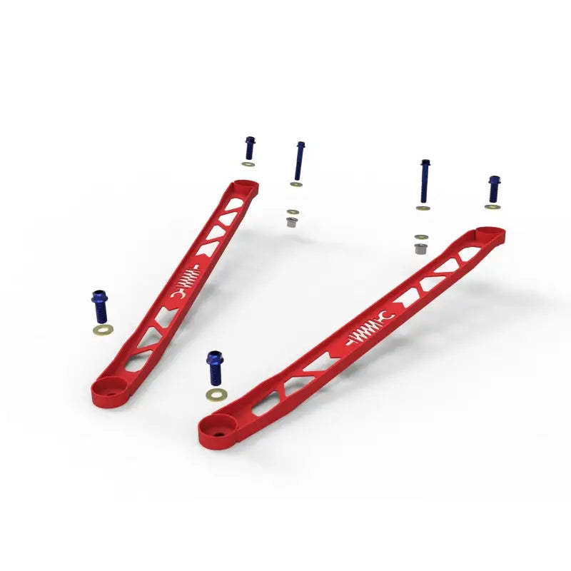 aFe 450-721003-R aFe CONTROL 304 Stainless Steel Front Suspension Strut Brace Red - Toyota GR Supra (A90) 20-21