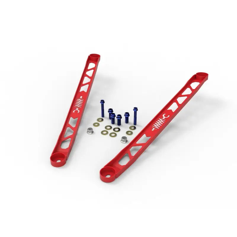 aFe 450-721003-R aFe CONTROL 304 Stainless Steel Front Suspension Strut Brace Red - Toyota GR Supra (A90) 20-21