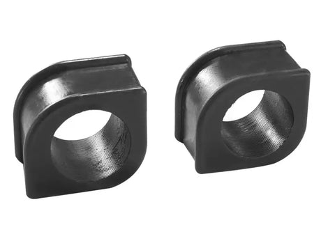 Two black rubber sway bar bushings from aFe Control PFADT Series Racing Sway Bar Service Kit for Chevrolet Corvette C5/C6