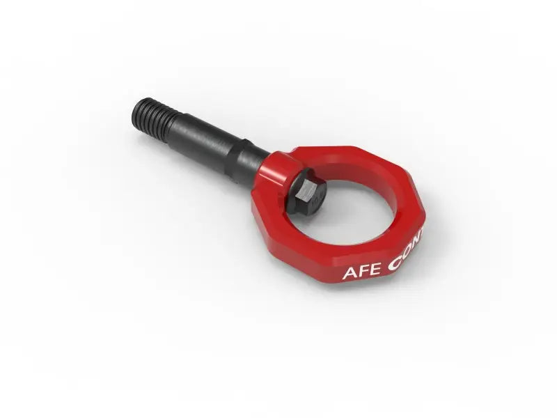 aFe Control Rear Tow Hook Red 20-21 Toyota GR Supra (A90) - Truck & Automotive