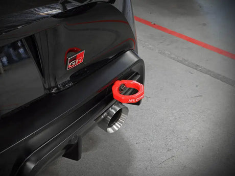aFe Control Rear Tow Hook Red 20-21 Toyota GR Supra (A90) - Truck & Automotive