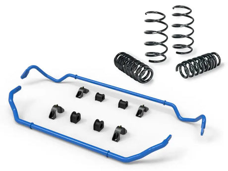 Automotive suspension upgrade kit with anti-roll bars and springs for Toyota Supra aFe Control