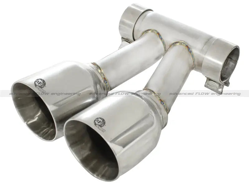 Polished stainless steel afe exhaust tip upgrade for Porsche Boxster S 987.1-987.2 H6 3.4L