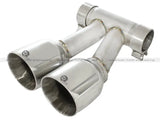 Polished stainless steel afe exhaust tip upgrade for Porsche Boxster S 987.1-987.2 H6 3.4L