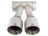 AFe exhaust tip upgrade featuring dual exhaust tips for 05-08 Porsche Boxster S