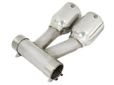 Dual exhaust tips for aFe Exhaust Tip Upgrade on Porsche Boxster S 987.1-987.2