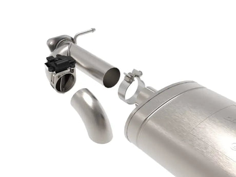 Stainless steel exhaust system components for aFe Gemini XV 3in cat-back exhaust on Ram 1500
