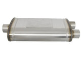 Stainless steel muffler from aFe Gemini XV 3in cat-back exhaust system for Ram 1500