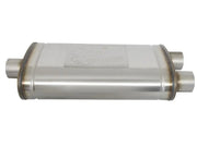 Stainless steel muffler from aFe Gemini XV 3in cat-back exhaust system for Ram 1500