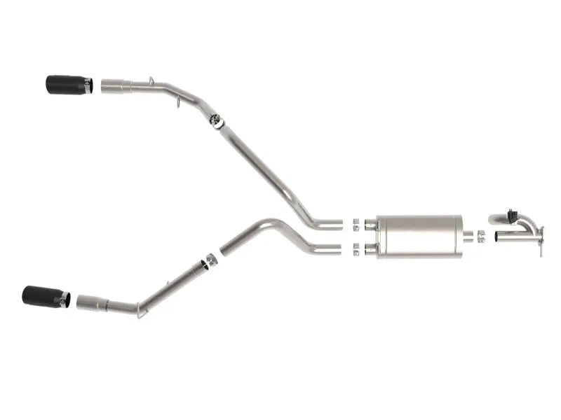 Stainless steel afe gemini XV 3in cat-back exhaust system for Ram 1500 V8 5.7L