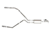 Stainless steel dual exhaust system on aFe Gemini XV 3in Cat-Back for Ram 1500