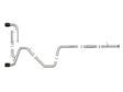 Stainless steel exhaust system for Hyundai Veloster with Takeda cat-back polished tips