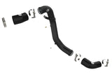 aFe Kia Stinger 18-22 V6-3.3L (tt) BladeRunner Cold Charge Pipe kit in black with smooth mandrel-bent aluminum pipes, stainless steel clamps, and reinforced silicone couplings, Truck & Automotive, AVADA - Best Sellers
