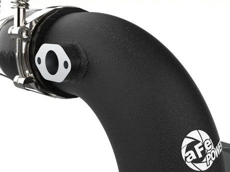 aFe Kia Stinger 18-22 V6-3.3L (tt) BladeRunner Cold Charge Pipe in black with high-quality T-bolt clamps and durable silicone couplings, Truck & Automotive, AVADA - Best Sellers