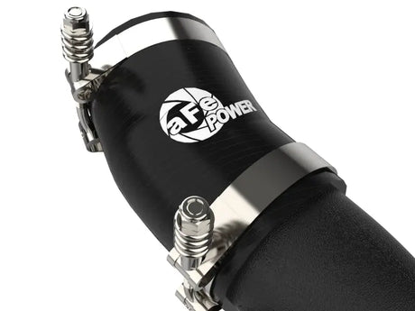 aFe Kia Stinger 18-22 V6-3.3L (tt) BladeRunner Cold Charge Pipe in black with stainless-steel, spring-loaded T-bolt clamps, Truck & Automotive, AVADA - Best Sellers