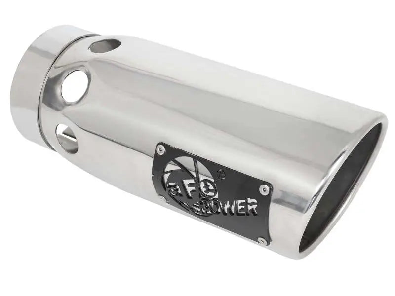 aFe Large Bore-HD 3in 409-SS DPF-Back Exhaust System w/ Polished Tip 14-19 RAM 1500 V6 3.0L (td) - Truck & Automotive