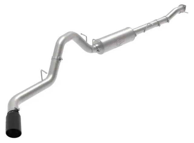 aFe Large Bore-HD 3in 409SS DPF-Back Exhaust System w/ Polished Tip RAM 1500 20-21 V6-3.0 - Truck & Automotive