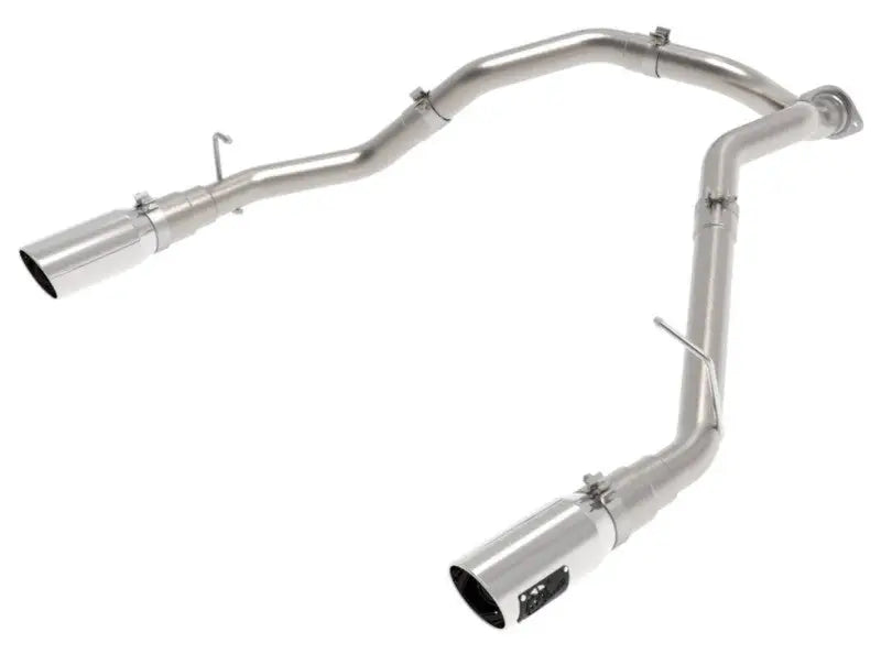 aFe Large Bore-HD 3in 409SS DPF-Back Exhaust System w/ Polished Tip RAM 1500 20-21 V6-3.0 - Truck & Automotive