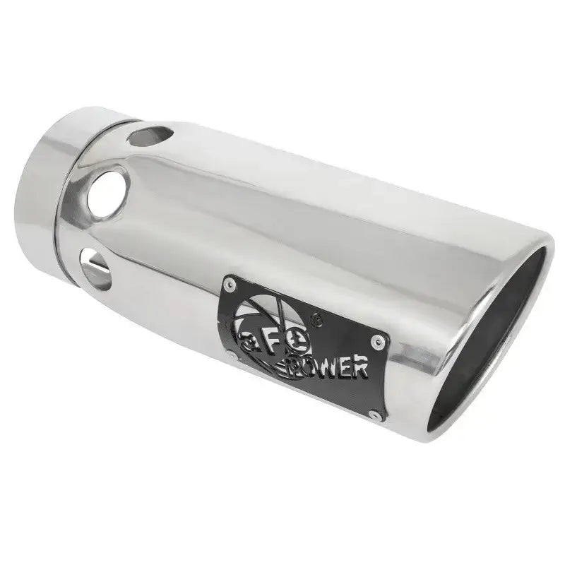 aFe Large Bore-HD 5 IN 409 SS DPF-Back Exhaust System w/Polished Tip 20-21 GM Truck V8-6.6L - & Automotive