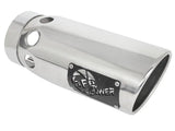 aFe Large Bore-HD 5 IN 409 SS DPF-Back Exhaust System w/Polished Tip 20-21 GM Truck V8-6.6L - & Automotive