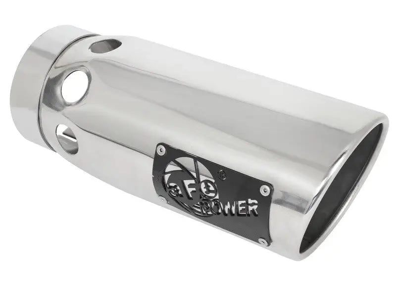 aFe Large Bore-HD 5 IN 409 SS DPF-Back Exhaust System w/Polished Tip 20-21 GM Truck V8-6.6L - & Automotive