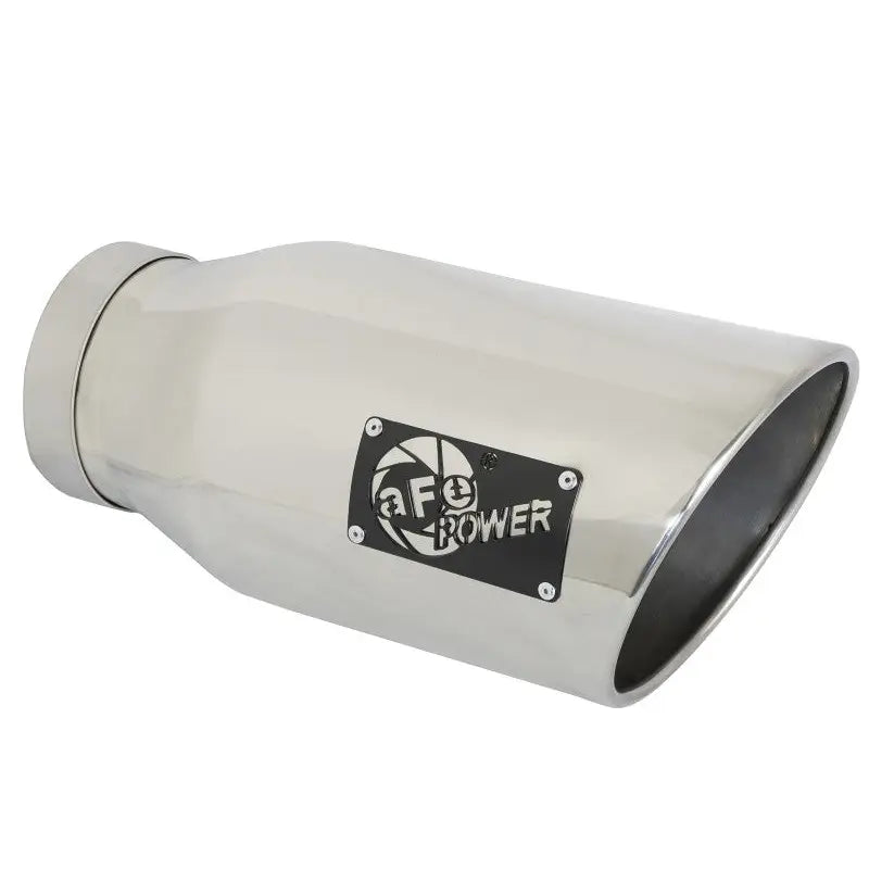 aFe 49-42078-P aFe LARGE BORE HD 5in 409-SS DPF-Back Exhaust w/Pol Tip 19-20 Ram Diesel Trucks L6-6.7L (td)