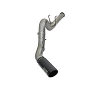 aFe 49-43090-B aFe Large Bore-HD 5in DPF Back 409 SS Exhaust System w/Black Tip 2017 Ford Diesel Trucks V8 6.7L(td)