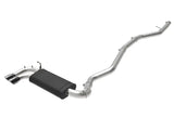 Stainless steel exhaust with black muffler for BMW 228i, afe mach force-xp upgrade