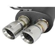 Dual-tipped performance exhaust for BMW Z4 M Coupe mach force-xp with afe mach quality
