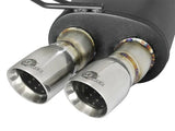 Dual-tipped performance exhaust for BMW Z4 M Coupe mach force-xp with afe mach quality