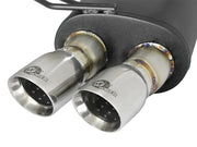 Dual-tipped performance exhaust for BMW Z4 M Coupe mach force-xp with afe mach quality