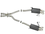 Stainless steel exhaust system for BMW Z4 M Coupe featuring aFe Mach Force-Xp cat-back system