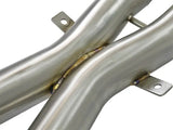Welded stainless steel exhaust crossover for aFe Mach Force-Xp 2-1/2in exhaust system
