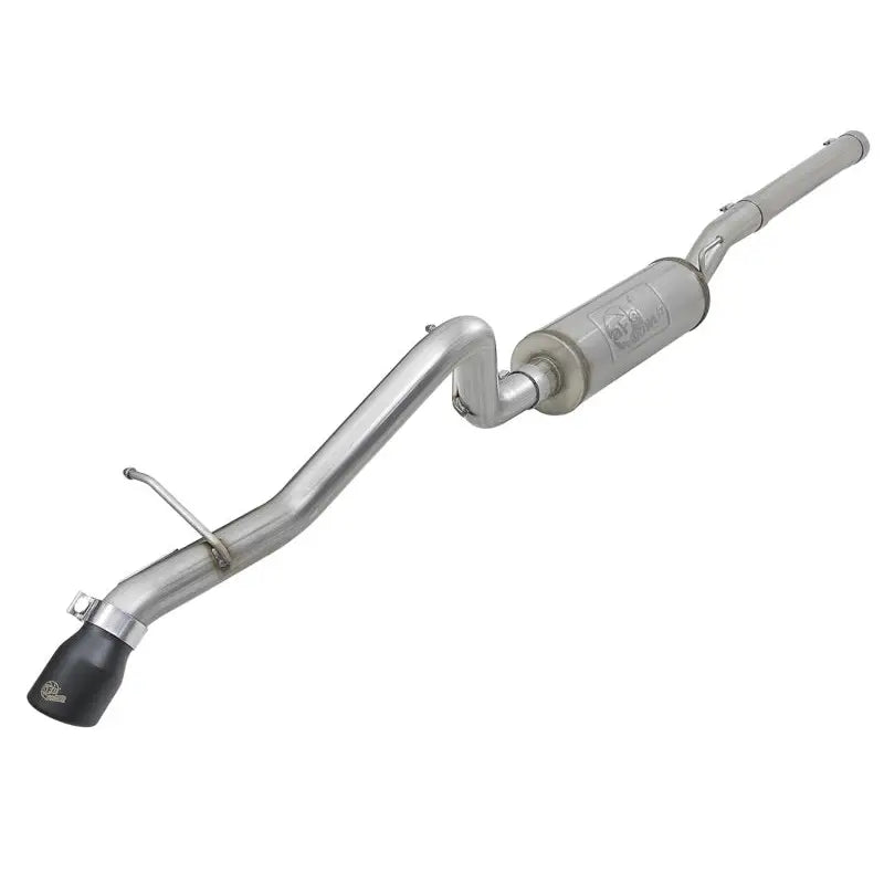 aFe 49-48057-B aFe MACH Force-Xp 2-1/2in 409 SS Hi-Tuck Cat-Back Exhaust w/Black Tip 07+ Jeep Wrangler JK 3.6L/3.8L