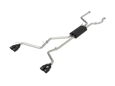 AFe Mach dual exhaust with black tips for Ford Explorer V6 3.0L, stylish upgrade
