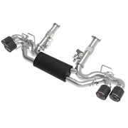 aFe 49-34124-C aFe MACH Force-Xp 3" to 2-1/2" 304SS Cat-Back 2020 Chevy Corvette (C8) 6.2L - Carbon Fiber Tip