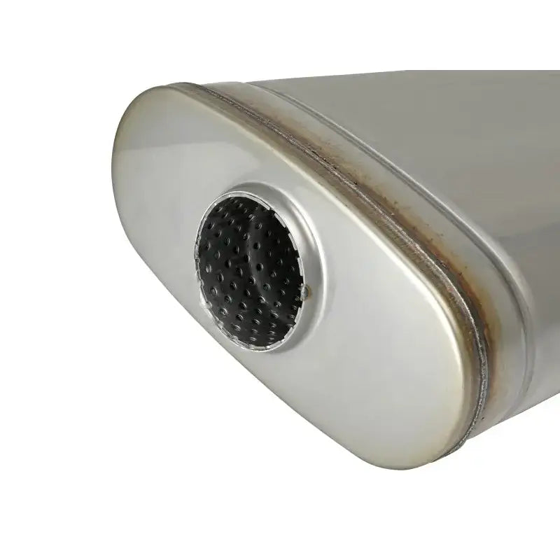 aFe MACH Force XP 304 Stainless Steel Muffler 2.5in Center/Offset 18in L x 9in W x 4in H - 49M30019