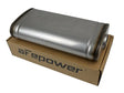 aFe MACH Force XP 304 Stainless Steel Muffler 2.5in Center/Offset 18in L x 9in W x 4in H - 49M30019