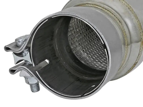 aFe MACH Force-Xp 304 Stainless Steel Resonator 2.5in Inlet/Outlet x 4in Dia x 15in Body x 19in L - 49M10002