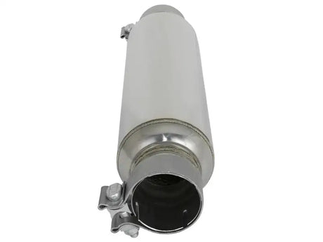 aFe MACH Force-Xp 304 Stainless Steel Resonator 2.5in Inlet/Outlet x 4in Dia x 15in Body x 19in L - 49M10002