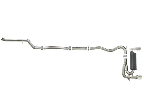 Stainless steel exhaust system for BMW 335i with afe mach flow and polished tips