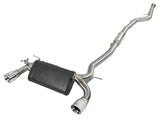 Stainless steel exhaust system for BMW 335i with afe mach force-xp 3in exhaust flow
