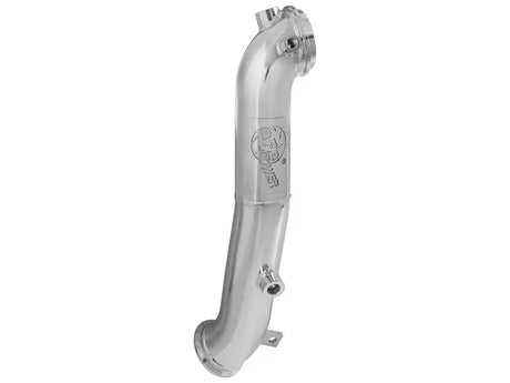 Polished stainless steel exhaust pipe for diesel trucks from aFe MACH Force-Xp series