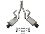 Stainless steel exhaust system featuring aFe Mach Force-Xp dual tips for Cadillac CTS-V