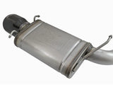 Stainless steel afe mach force-xp muffler with black exhaust tip for Cadillac CTS-V