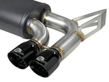 Photo of aFe MACH ForceXP stainless steel dual exhaust system on BMW M3 E46