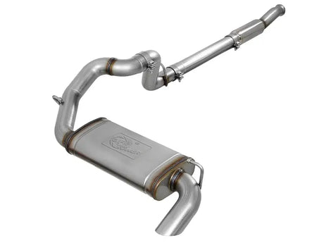 aFe MACHForce XP 18-20 Jeep Wrangler (JL) L4-2.0L (t) 3in 409 SS Cat-Back Hi-Tuck Exhaust - Truck & Automotive