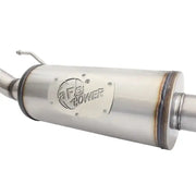 aFe MACHForce XP 2-1/2in SS-409 Cat-Back Exhausts w/ 18in Muffler 07-17 Jeep Wrangler V6-3.6L - Truck & Automotive