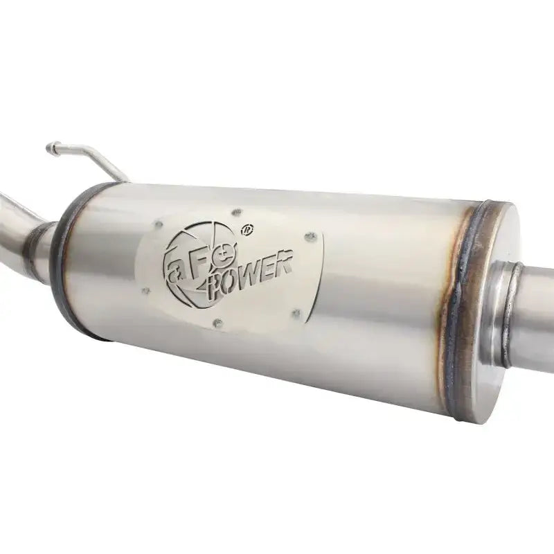 aFe MACHForce XP 2-1/2in SS-409 Cat-Back Exhausts w/ 18in Muffler 07-17 Jeep Wrangler V6-3.6L - Truck & Automotive