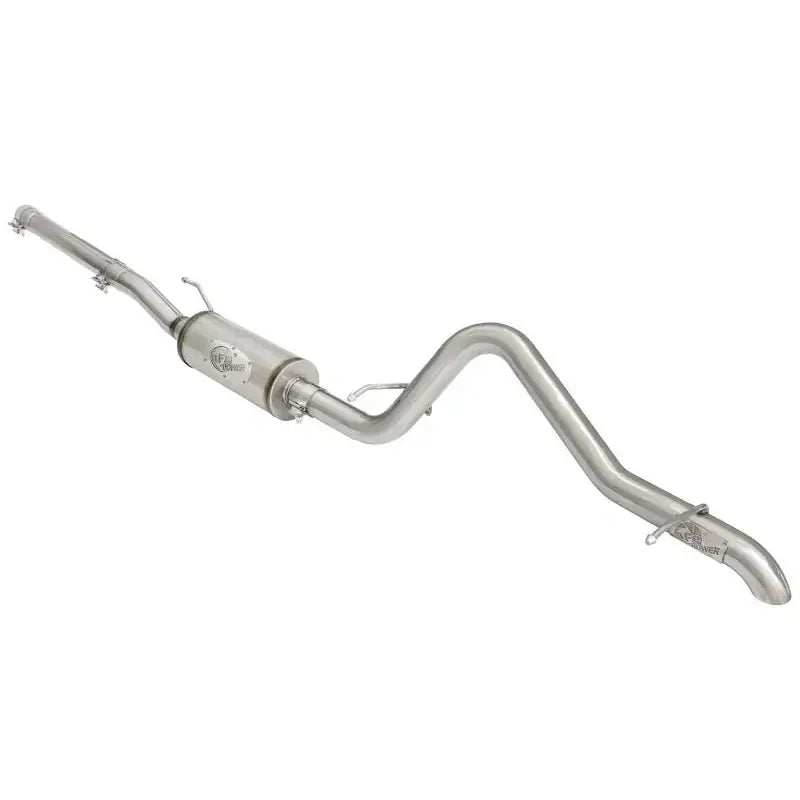 aFe MACHForce XP 2-1/2in SS-409 Cat-Back Exhausts w/ 18in Muffler 07-17 Jeep Wrangler V6-3.6L - Truck & Automotive
